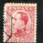 Stamps Spain -  495- ALFONSO XIII. TIPO VAQUER DE PERFIL.