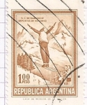 Stamps Argentina -  Deportes de invierno (Bariloche)