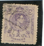 Stamps Spain -  273-  Alfonso XIII. Tipo Medallón.