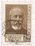 Stamps Argentina -  Florentino Amechino