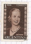 Stamps Argentina -  Eva Perón