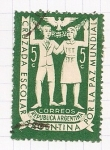 Stamps Argentina -  Cruzada escolar por la Paz Mundial