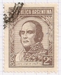 Stamps Argentina -  Justo José de Urquiza