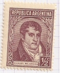 Stamps Argentina -  Manuel Belgrano