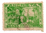 Sellos de America - Brasil -  -ANCHIETA-1934