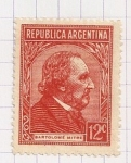 Sellos de America - Argentina -  Bartolome Mitre