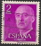 Sellos del Mundo : Europa : Espaa : General Franco. Ed  1158