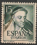 Stamps Spain -  Literatos. Ed 1073