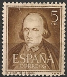 Stamps Spain -  Literatos. Ed 1071