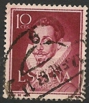 Stamps Spain -  Literatos. Ed 1072