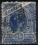 Stamps Brazil -  Scott  161 Cabeza de Libertad (3)