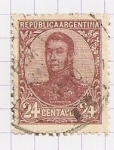 Stamps Argentina -  San Martín