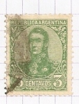 Stamps Argentina -  San Martín