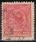 Stamps Brazil -  Scott  204  Cabeza de libertad (5)