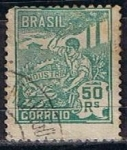 Stamps Brazil -  Scott  221  Industria (2)