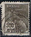 Stamps Brazil -  Scott  228  Mercury (4)