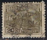 Stamps Brazil -  Scott  237  Ferrocarril