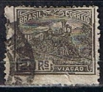 Sellos de America - Brasil -  Scott  237  Ferrocarril (4)