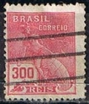 Stamps Brazil -  Scott  250  Mercury (2)