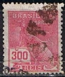 Stamps Brazil -  Scott  250  Mercury (4)