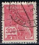 Stamps Brazil -  Scott  250  Mercury (10)