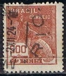 Stamps Brazil -  Scott  253  Mercury (5)