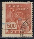 Stamps Brazil -  Scott  253  Mercury (7)