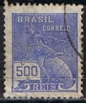 Stamps Brazil -  Scott  254  Mercury (3)