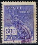 Sellos de America - Brasil -  Scott  254  Mercury (5)