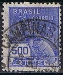 Stamps Brazil -  Scott  254  Mercury (9)