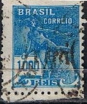 Stamps Brazil -  Scott  257  Mercury (2)