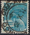 Stamps Brazil -  Scott  257  Mercury (5)