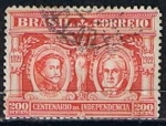 Stamps Brazil -  Scott  261  Don Pedro I y Bonifacio (2)