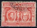 Stamps Brazil -  Scott  261  Don Pedro I y Bonifacio (3)