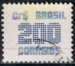 Sellos de America - Brasil -  Scott  1988  Cifras