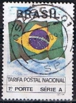 Stamps Brazil -  Scott  2320  Bandera de Brasil (2)