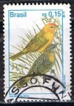 Sellos de America - Brasil -  Scott  2488  Sicalis Flaveola (2)