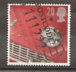 Stamps United Kingdom -  Triump TR3, (año 1955)