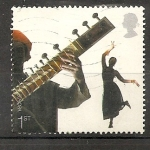 Stamps United Kingdom -  Europa. Música integrada.