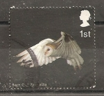 Stamps United Kingdom -  Fauna. Rapaces.