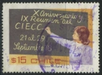 Stamps Chile -  Scott 525 - X Aniv. y IX Reunión del C.I.E.C.C.