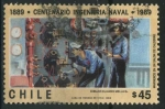 Sellos de America - Chile -  Scott 838 - Cent. Ingeniería Naval