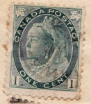 Sellos de America - Canad -  Reina Victoria