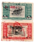 Sellos del Mundo : America : Bolivia : IV CENTENARIO FUNDACION DE LA PAZ-1548-1948