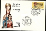 Sellos del Mundo : Europe : Andorra : Navidad 1987 - doctrina pueril - SPD