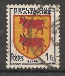 Stamps France -  Escudo (Bearn)