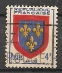 Stamps France -  Escudo (Anjou)