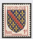 Stamps France -  Escudo (Bourbonnais)