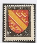 Stamps France -  Escudo (Alsace)