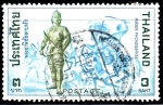 Stamps Thailand -  Héroes de la Historia	